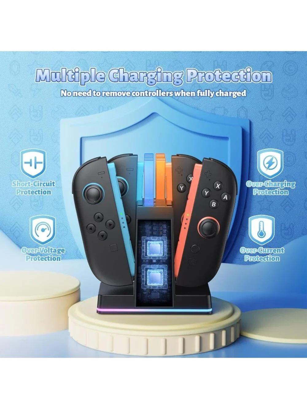 FASTSNAIL Charging Dock for Nintendo Switch 2(2025) for Joy-Con 2